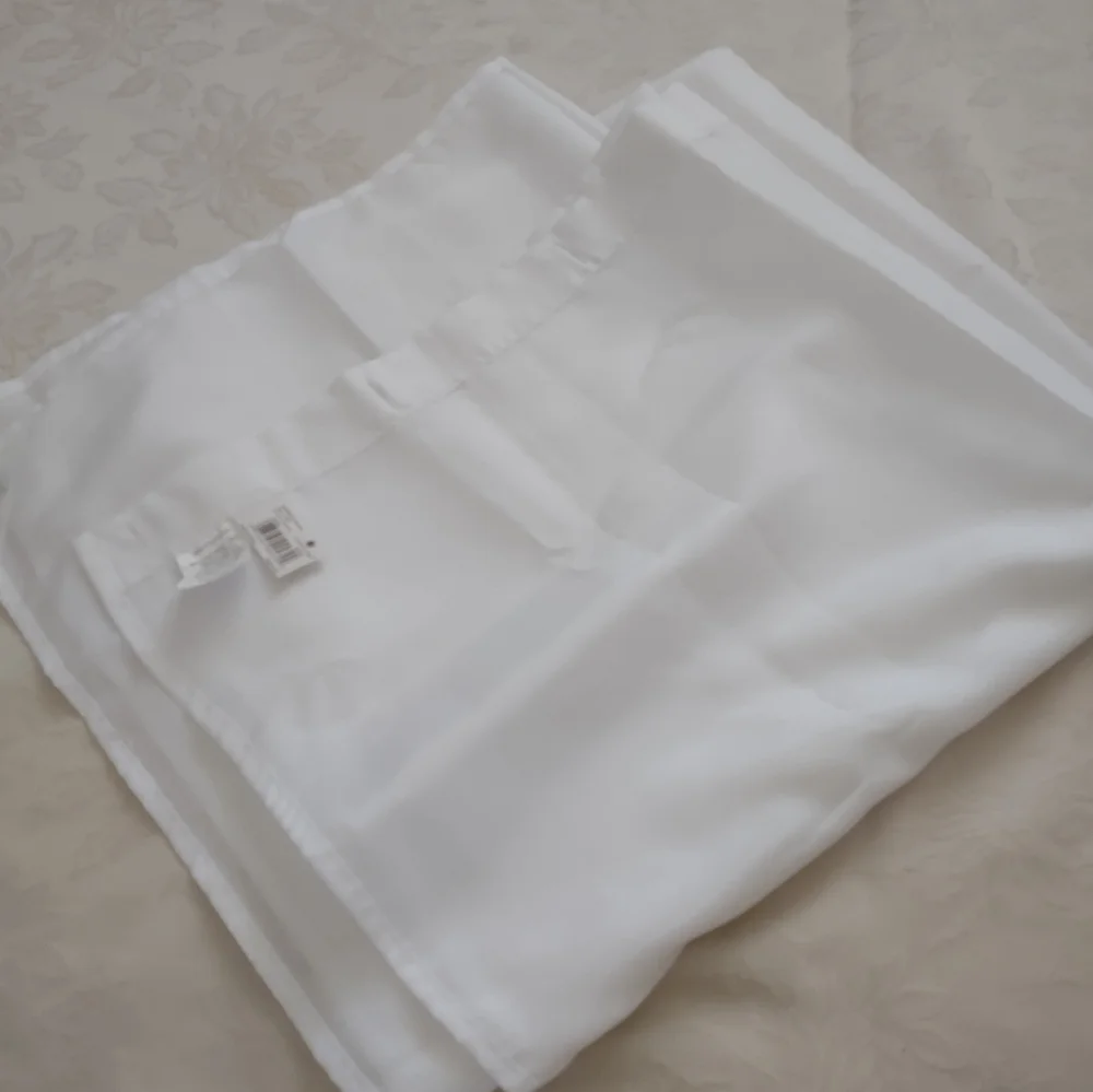 New White Shower Curtain